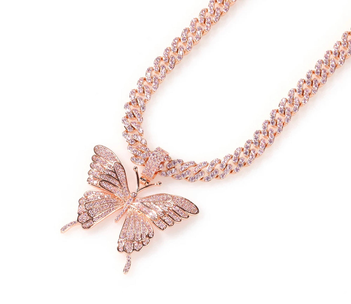 Cuban link butterfly Necklace